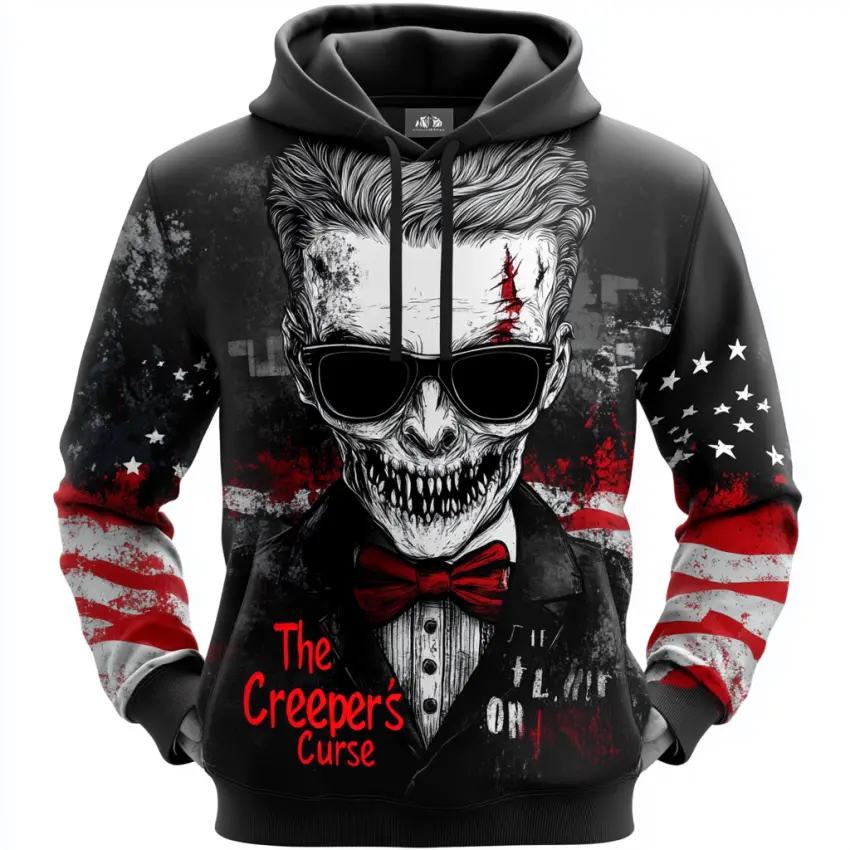 The creeper's curse and american flag 3d halloween Hoodie, Sweatshirt, Gift Ideas for Women, Men, Boy, Boyfriend