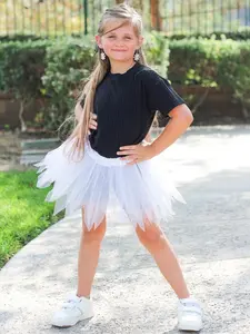 White Fairy Costume Pixie Tutu Skirt for Kids, Adults, Plus