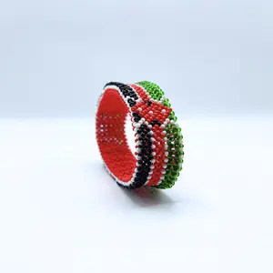 Fine beads non stretchy Double layer wrist bands