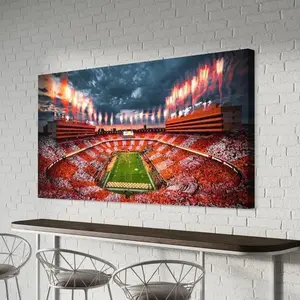 Tennessee Volunteers Football Poster "Rocky Top Reflections" Neyland Stadium | College | Poster Wall Art | After Darkness Art