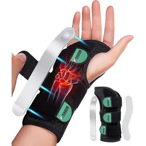Wrist Brace for Carpal Tunnel Night Support, Adjustable Wrist Splint for Tendonitis, Arthritis, Sprains, Pain Relief, Comfortable Hand Brace for Men and Women Right Left Hand