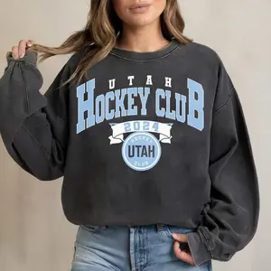 Utah Ice Hockey Vintage 90s Shirt, Utah Ice Hockey Team Crewneck Sweatshirt, Utah Hockey Club Hockey Gift 10325TK40