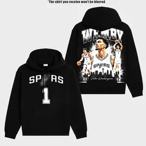 Victor Wembanyama 1 Premium Cotton Oversize Hoodie Sweater T-Shirt, The Wemby Hoodie Sweater T-Shirt, The San Antonio Hoodie Sweater T-Shirt , Sunday Basketball Hoodie Sweater T-Shirt , Game Day Hoodie Sweater T-Shirt , Game Day Outfit