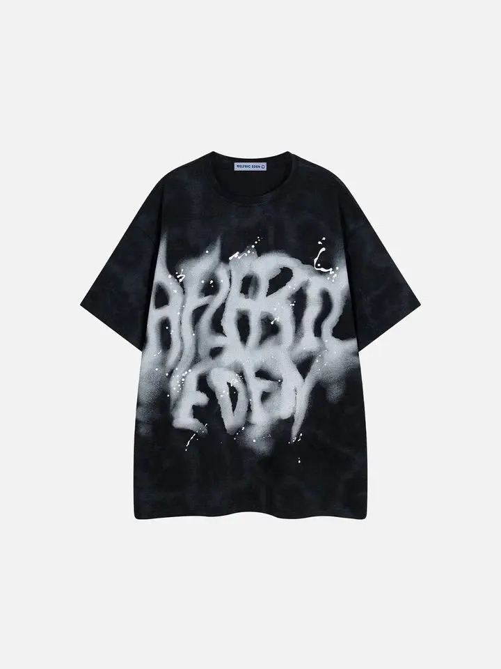 Aelfric Eden Men's Washed Oversized Cotton Graphic Tee - Short Sleeve, Streetwear Clothing, Trending Tops, Unisex Casual Daily Wear | Mensfashion, Men's Tops,summerwins,father'sdaygifts,back to school,back to school shopping