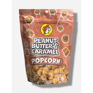 Buc-ee's Peanut Butter & Caramel Popcorn With Cinnamon 6 oz Crunchy & Crispy Sweet-and-Salty Snack Made in the USA