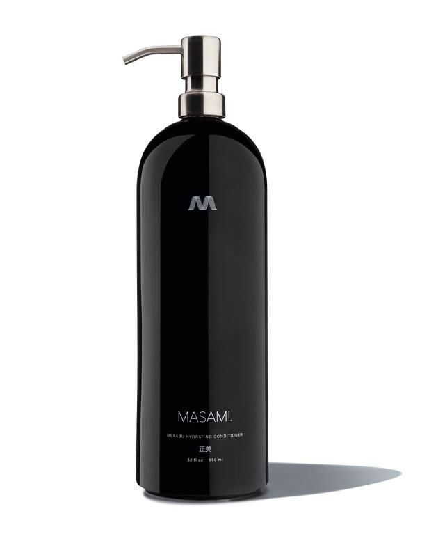 Masami Mekabu Hydrating Pro-Ocean Conditioner - Vegan, Salon Quality, Refillable Bottle, Cruelty Free, Sulfate Free Haircare Shampoo - Aloe
