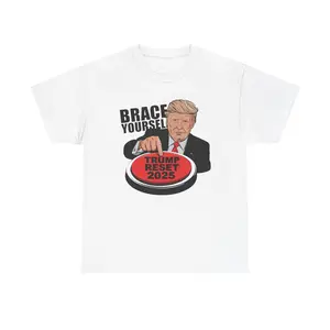 Political Graphic Tee, Election Year Unisex Shirt, Trump Reset 2024, Resist Activist Apparel, Patriotic Protest Clothing, Anti-Trump Tee T-Shirt