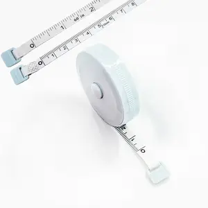 Mini Soft Tape Measure, Dual Scale Body Measuring Tape for Bust Waist Hip, Retractable Sewing Tailor Fabric Cloth Ruler, Portable Fitness Craft Tool