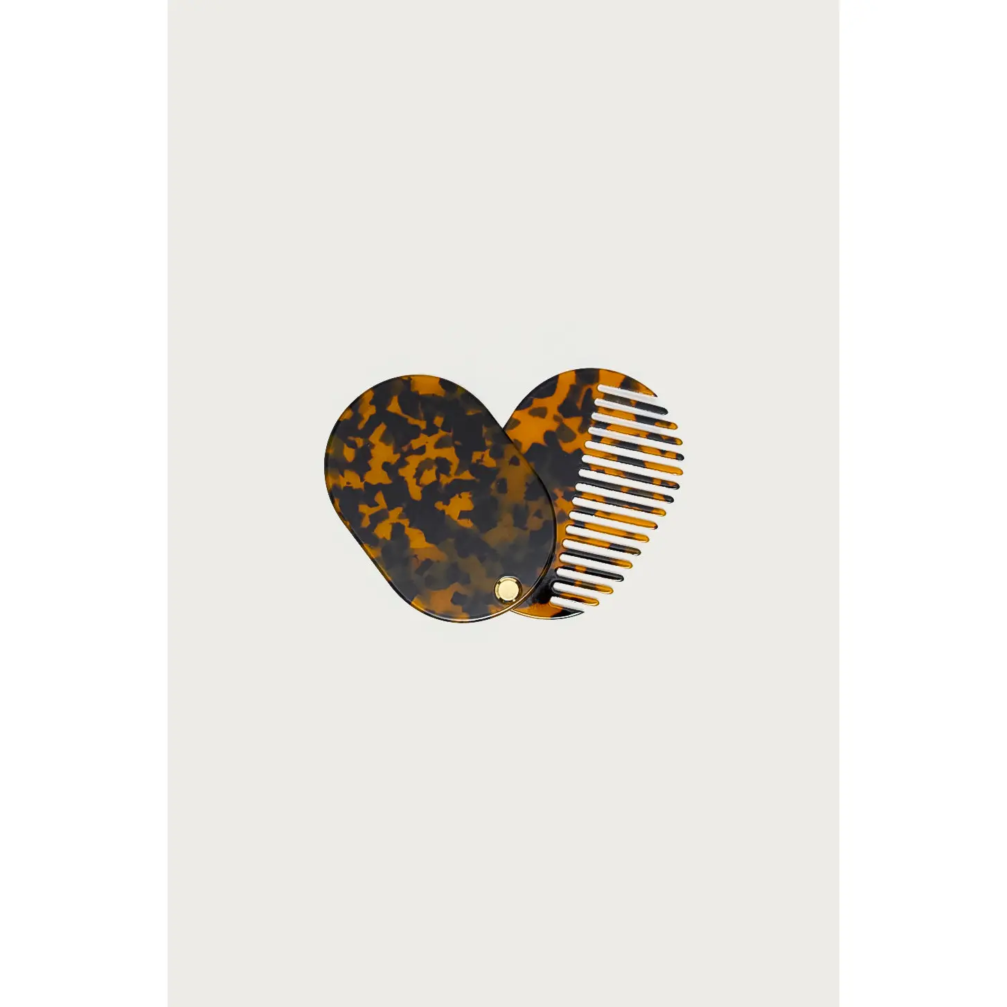 Compact Travel Comb & Mirror