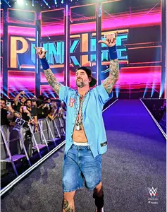 CM Punk WWE Unsigned Punk Life Entrance Photograph