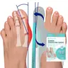 Adjustable Bunion Corrector Socks, Orthopedic Toe Straightener, Big Toe Alignment Sleeve, Toe Separation, Toe Separator, 1 Pair with 4 Fixing Plates, Day & Night Foot Pain Relief, Comfortable Shoe Inserts for Bunions, Foot Care Product