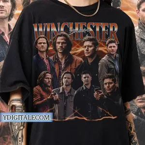 Vintage 90s Graphic Style Dean Winchester T-shirt Gift For Fan