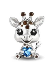 Cute Giraffe Design Pendant, Fashionable Jewelry for Women & Girls, Trendy All-match & Exquisite Jewelry for Birthday Gift, Fashionable Charms