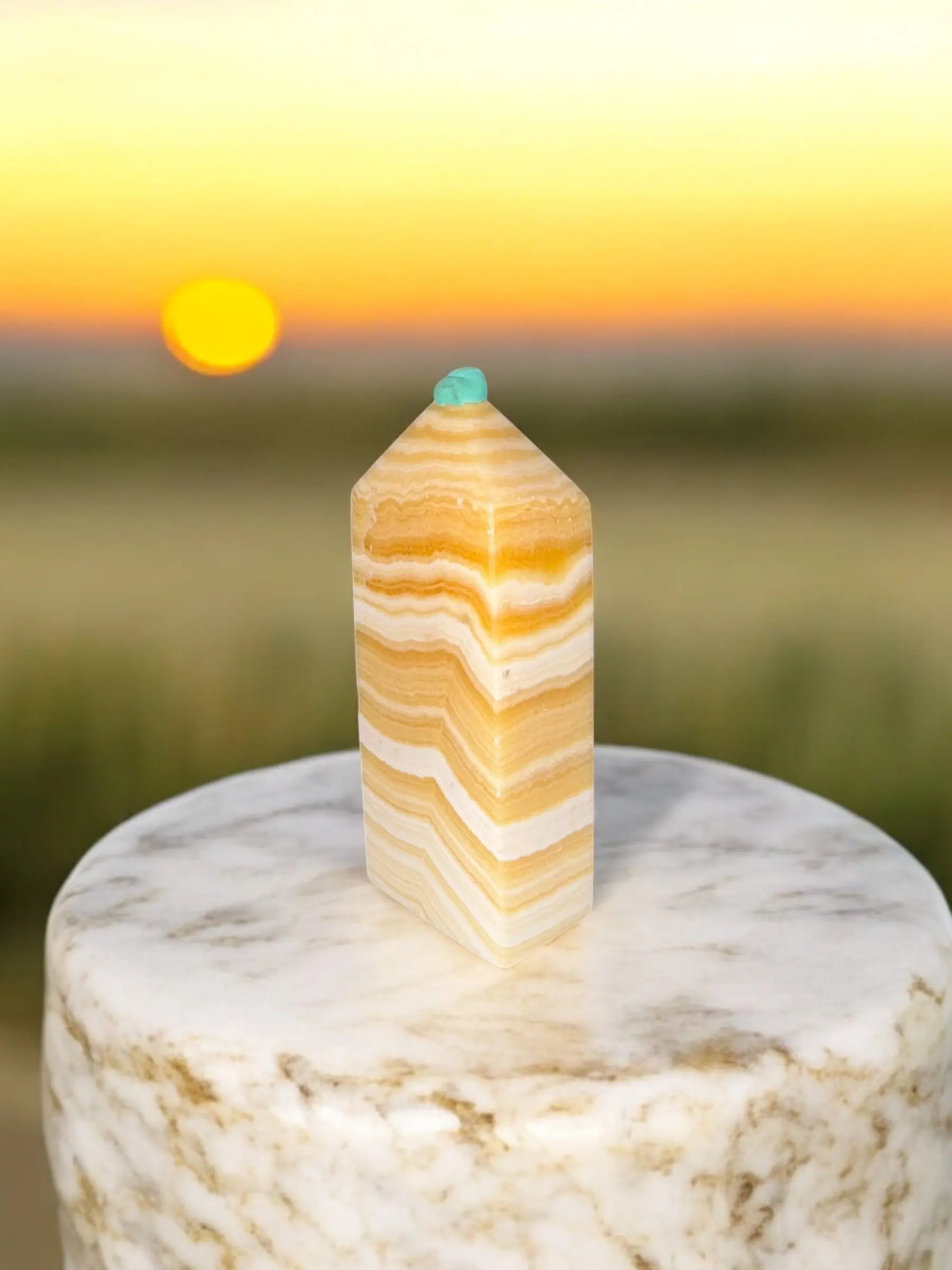 Yellow Calcite Tower Yellow Calcite Tower