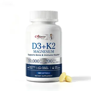 Alliwise d3 k2 Vitamin 10000 iu with Magnesium sofgels