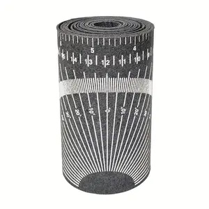 Heavy Duty Pipe Measurement Tape - Flexible Angle Measurement and Marking Dimensions for Pipe, Durable Metal and Plastic Construction, Black with White Marking, Pipe Measurement Tools
