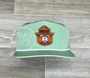 Smokey the Bear on Retro Poly Rope Hat