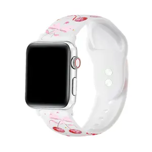 Disco Cherry Silicone Band for Apple Watch + Smartwatch