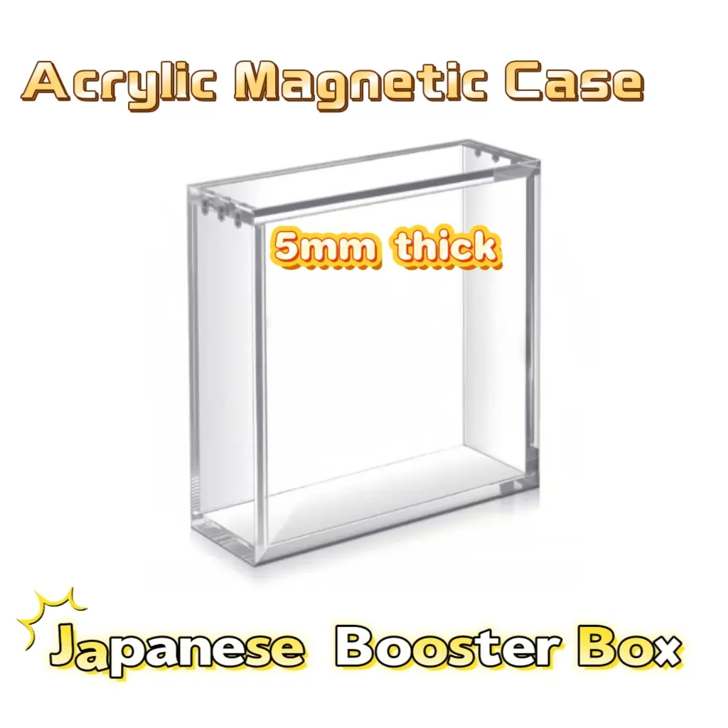 5mm Acrylic Display Case for Japanese Booster Boxes , Trade Card Box , Card  Hobby Box , Perfect Card Storage Solution , Portable and Ideal for  Collectors , Trading Card Storage , Trading Card Organizer - TikTok Shop
