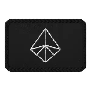 Gems Perovskite Embroidered Patch - 3" Diameter - Iron-on/Sew-on/Safety Pin - Textiles & Soft Furnishings