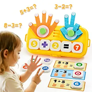 Educational Finger Counting Math Toy for Kids Ages 3-5, Interactive Learning Tool & Fun Addition Game, Ideal Gift for Children, Math Learning Tools
