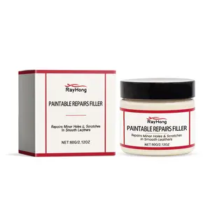 Leather repair paste for repairing scratches on car seats and renovating damaged leather on sofas