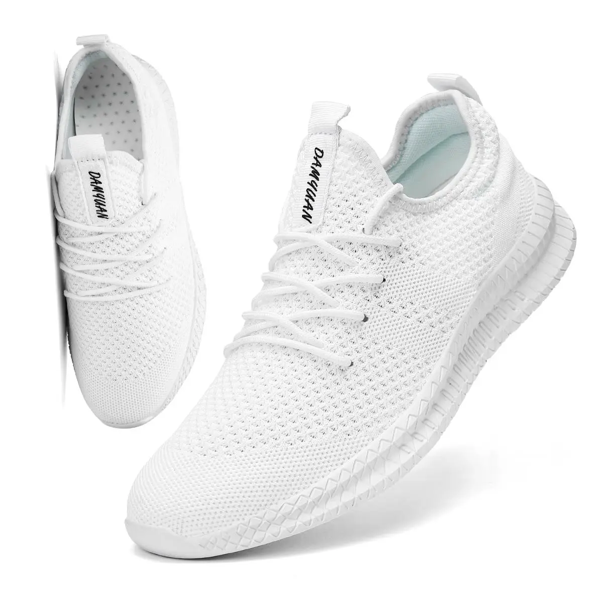 Mens Walking Shoes Non Slip Tennis Shoes Mens Fashion Shoes Lightweight Breathable Mesh Casual Workout Gym Sneakers Athletic Footwear Training Trainer
