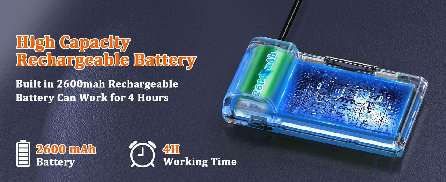 Endoscope Camera with Light, 1920P HD Borescope Camera with 8 Adjustable LED Lights, 16.4ft Semi-Rigid Cable, IP67 Waterproof, Handheld Borescope Cool Gadgets for Men