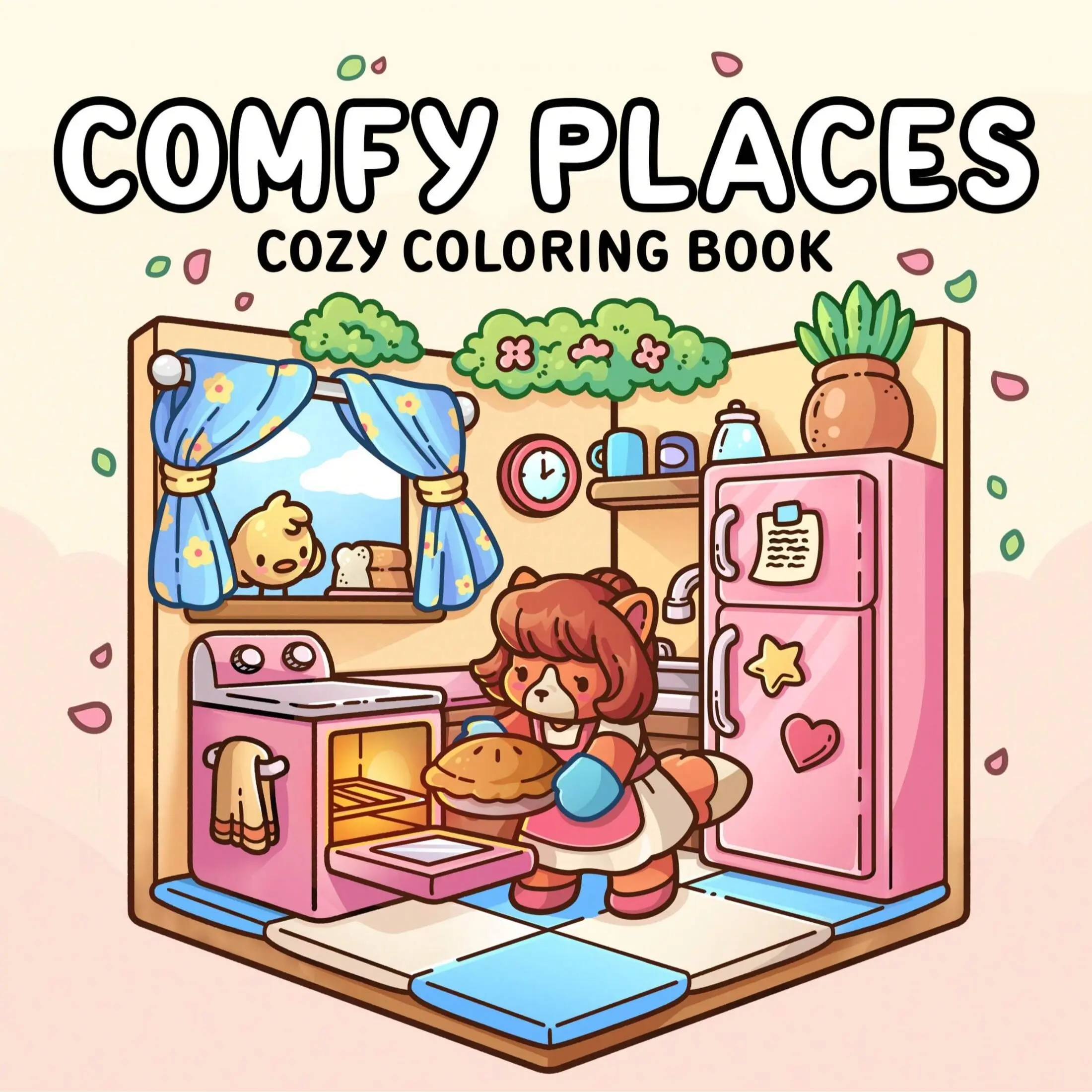 Hand-Drawn Coloring Book, Comfy Places Healing Art Therapy, Beginner Sketching, Art Drawing, Stress Relief Graffiti, Relaxation, Adult & Teenage Coloring Book, Cozy Coloring Book, Fun Coloring Pages, Unique Illustrations, No Experience Needed