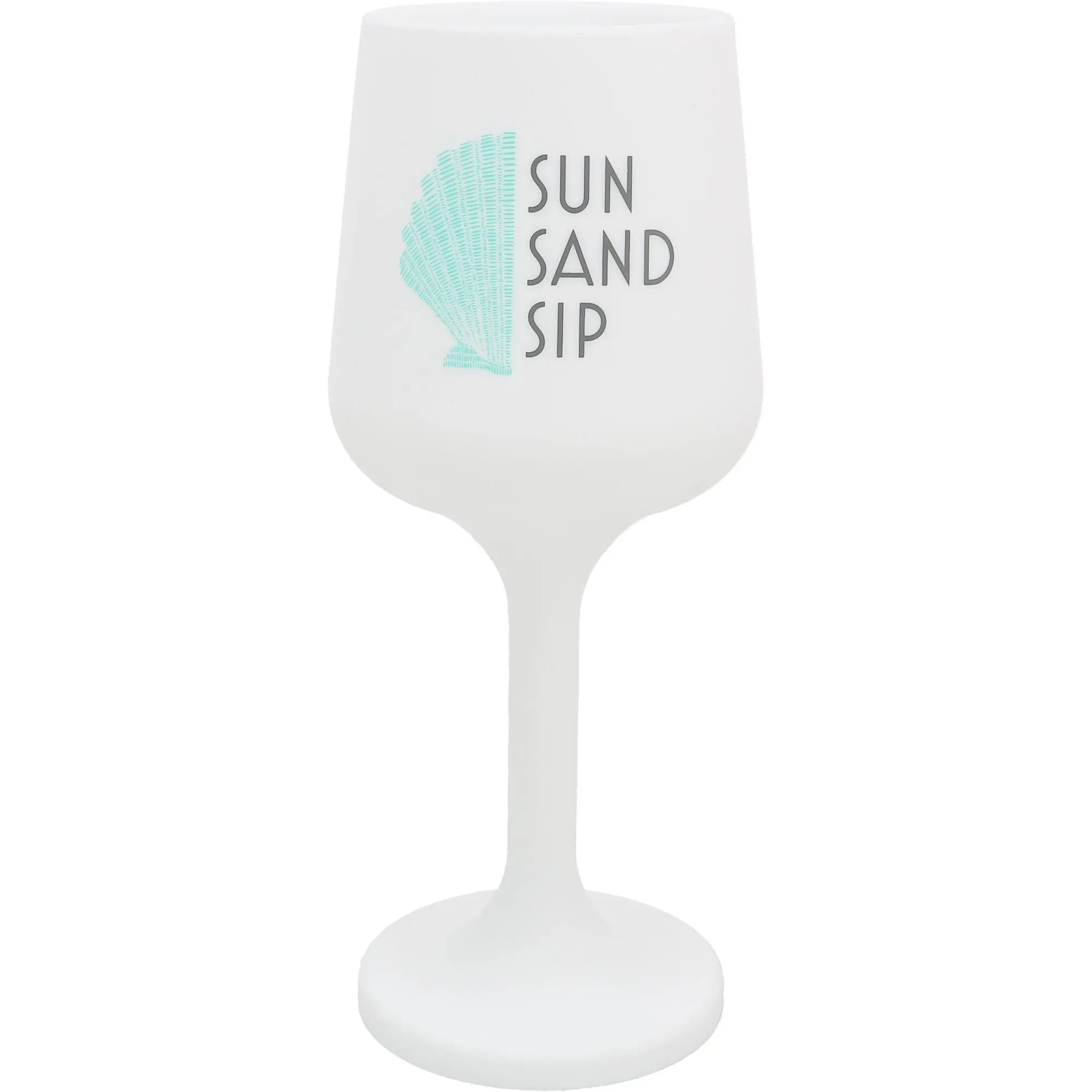 Sun Sand Sip 13 oz Silicone Stemmed Wine Glass