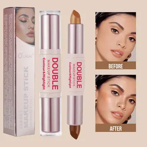 Double headed high gloss grooming stick is waterproof, durable, easy to apply, and has a natural makeup effect