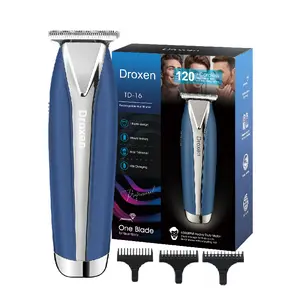 Droxen Manscape Groin & Body Hair Trimmer for Men –Electric Shaver Kit for Balls, Beard & Body, Waterproof Grooming Tool with 3 Combs & Precision Ceramic Blade