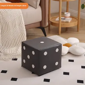 Stackable Small Household Stool – Dice-shaped Bench