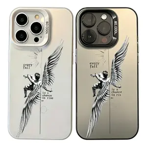 Fallen Angel Greek Mythology Aesthetic Phone Case for IPhone 17 16 15 14 13 12 11 Pro Max Plus 17Air And Samsung S26 S25 S24 S23 S22 S21 FE Plus Ultra Soft TPU Back Cover Protection Shockproof