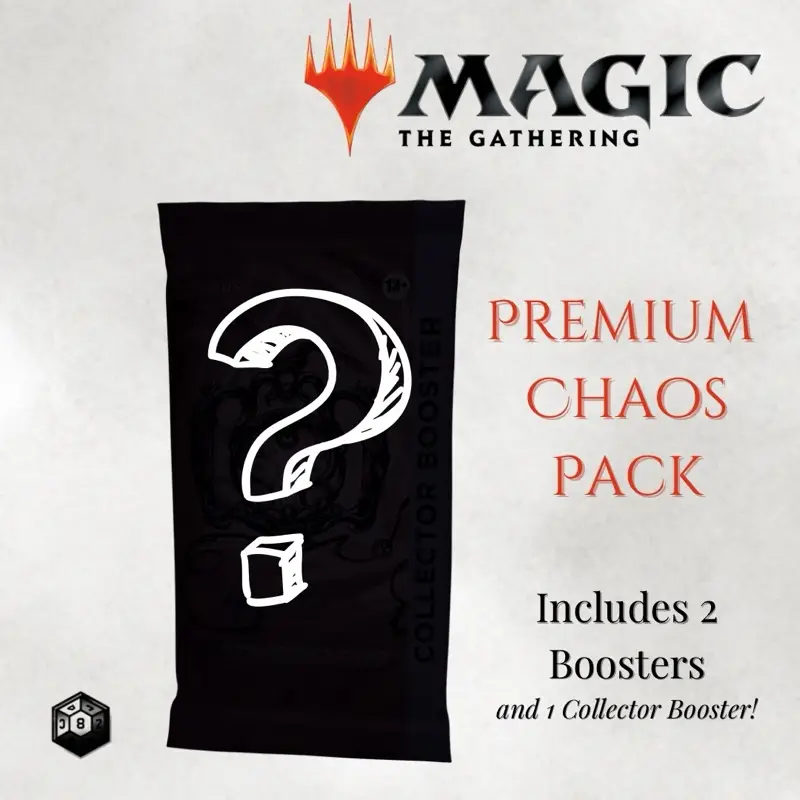 Magic: The Gathering Premium Chaos Pack - 3 Booster Packs Including 2 Packs & 1 Collector Booster
