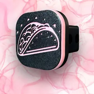 Pink Taco 2" Tow Hitch Receiver Hidden Key Cover