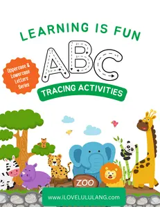 V1 Learning Is Fun Affirmation Series Alphabet & Numbers Tracing Activities for Kids Uppercase Lowercase Letters & Number Practice 1-20 Creative Coloring Confidence Boosting Affirmations