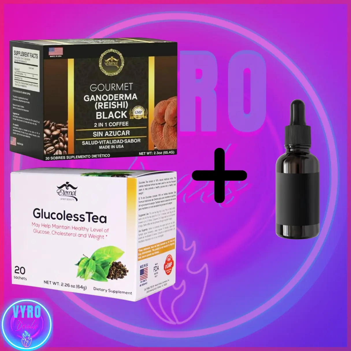Coffee and Tea Combo Kit with Ganoderma