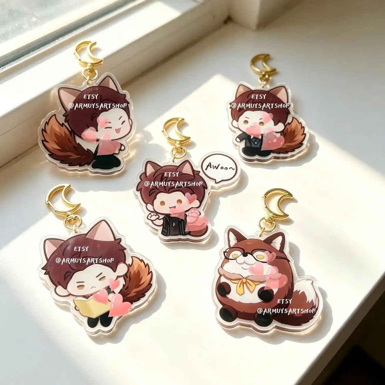 Love and DeepSpace keychains, Valko chibi keychains