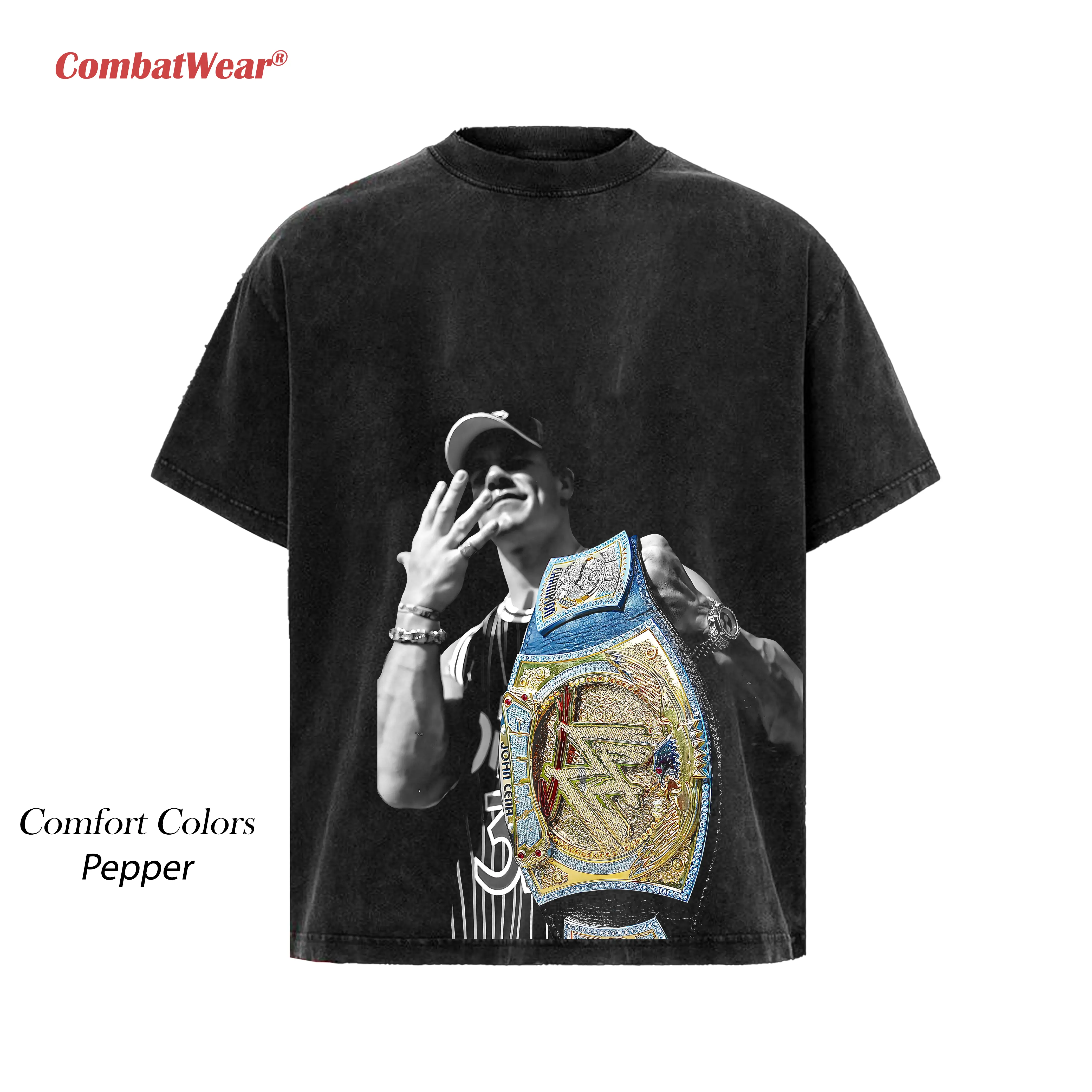 COMFORT COLORS JOHN CENA "SPINNER BELT SENIOR RAPPER" TEE, Wrestling Tee, Wrestling Graphic Tee, Wrestler Shirt, Sports Shirt, Vintage Wresting Shirt, Wrestling Gift