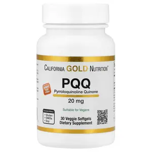 California Gold Nutrition PQQ, 20 mg, 30 Veggie Softgels