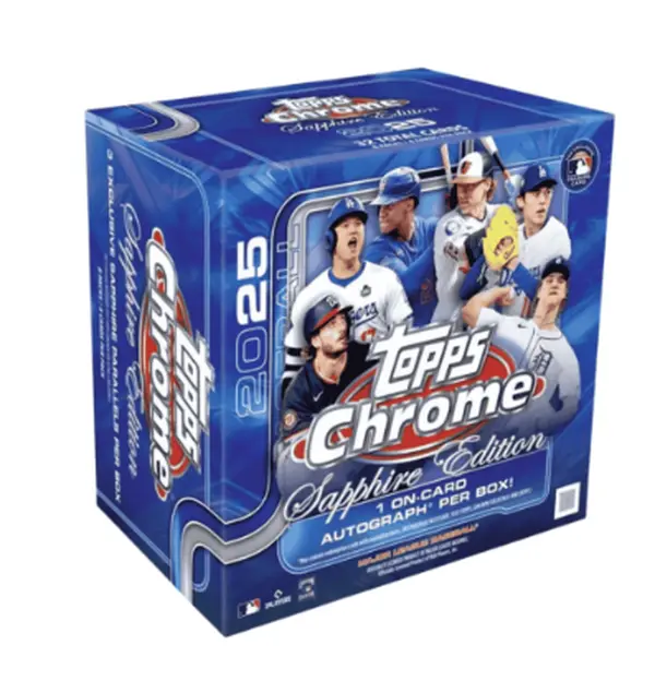 2025 Topps Chrome Baseball Sapphire Edition Box
