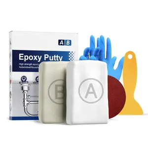 Epoxy Putty, 200g  Repair AB Epoxy Putty, High-Strength Two-Part Filler for Metal, , Tile, Ceramics, Multi-Purpose Sculpt Clay for Bonding, Repairing, Sculpting (White)