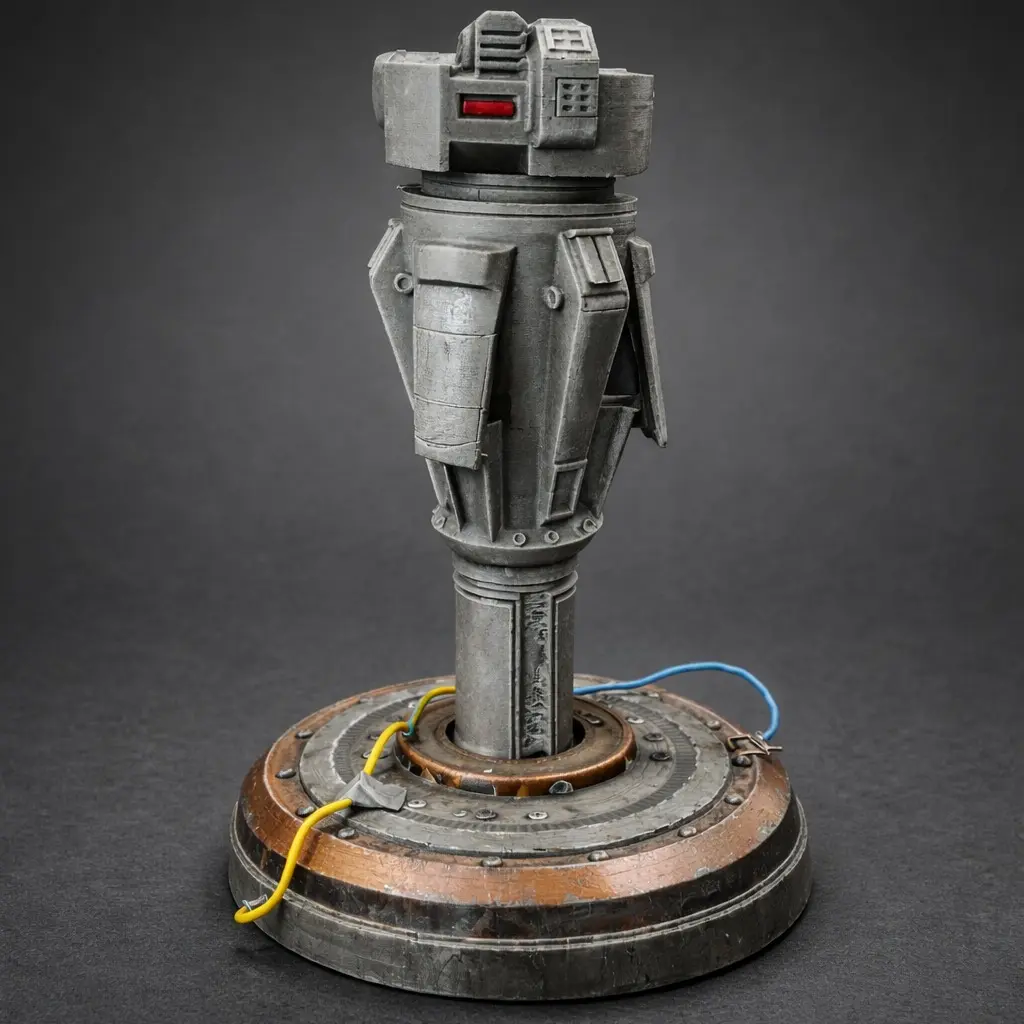Shredder Mounted Deadline - Arc Raiders Inspired Fan-made Collectible Desk Display