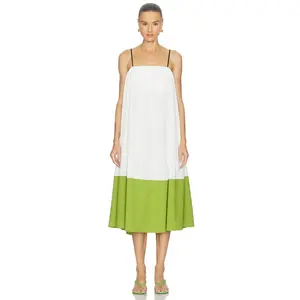 Proenza Schouler White Label Proenza Schouler Saria Dress in White & Pea