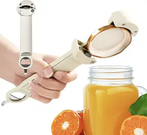 3-in-1 Jar Opener & Bottle Can Opener - Retractable Kitchen Gadget for Effortless Opening of Jars, Bottles, and Cans - Must-Have Tool for Every Kitchen!