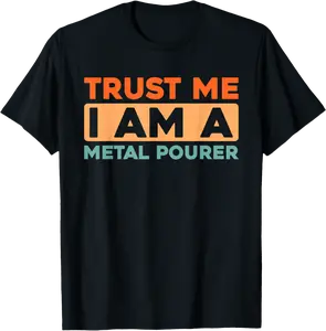 Retro Casting - Foundry Worker Vintage Metal Pourer T-Shirt - Ajitasirba Shop 24B0FCYLNWPC