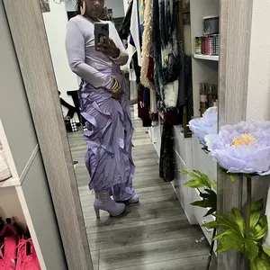 Women's Slim-Fitting Top & Wide-Leg Pants Set, Ladies' Unique Casual Commuter Ensemble, Spring and Fall