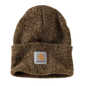 Knit Cuffed Beanie Dark Brown/Sandstone Knit Cuffed Beanie Dark Brown/Sandstone