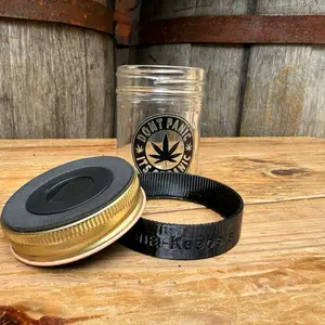 Canna-keepers 8oz airtight storage Jar herbs,  humidor terrariums